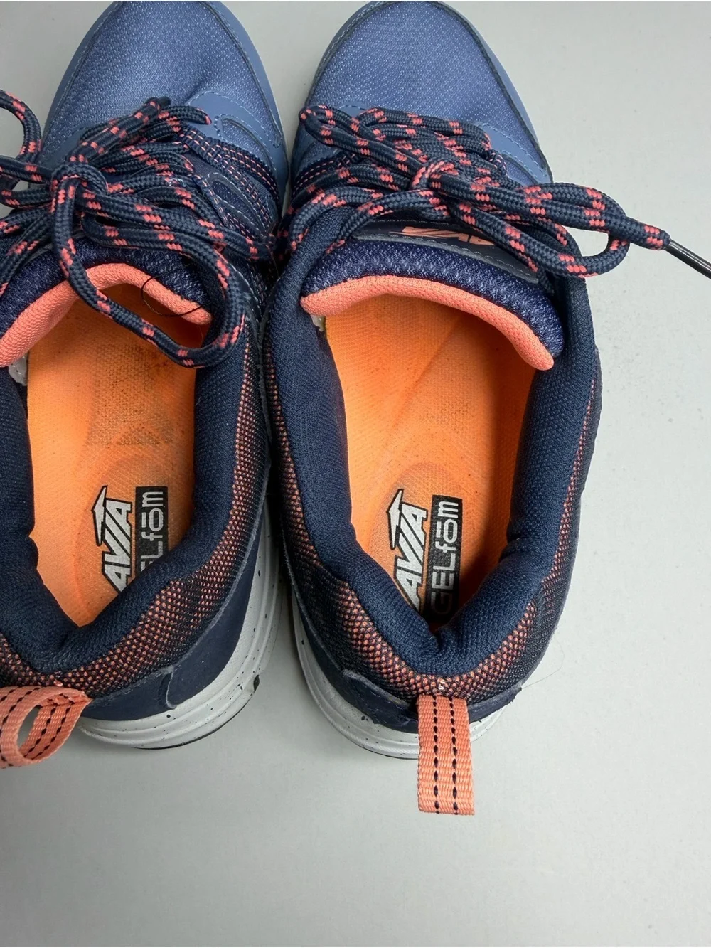 Avia Women’s Avi-Vertex Running Shoes – Blue/Peacoat/Fusion Coral – Size 9.5